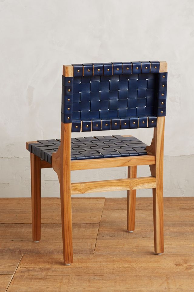 Leather Loom Dining Chair #1