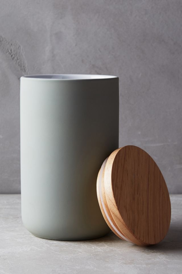 Wood-Topped Canister #3