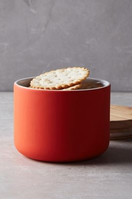 Wood-Topped Canister