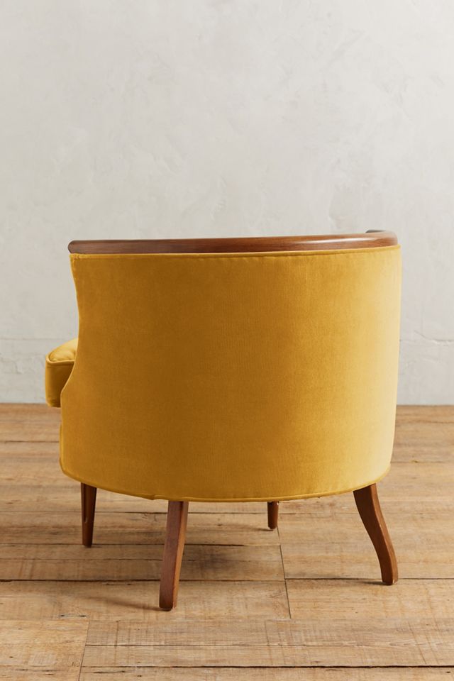 Velvet Bixby Chair #1