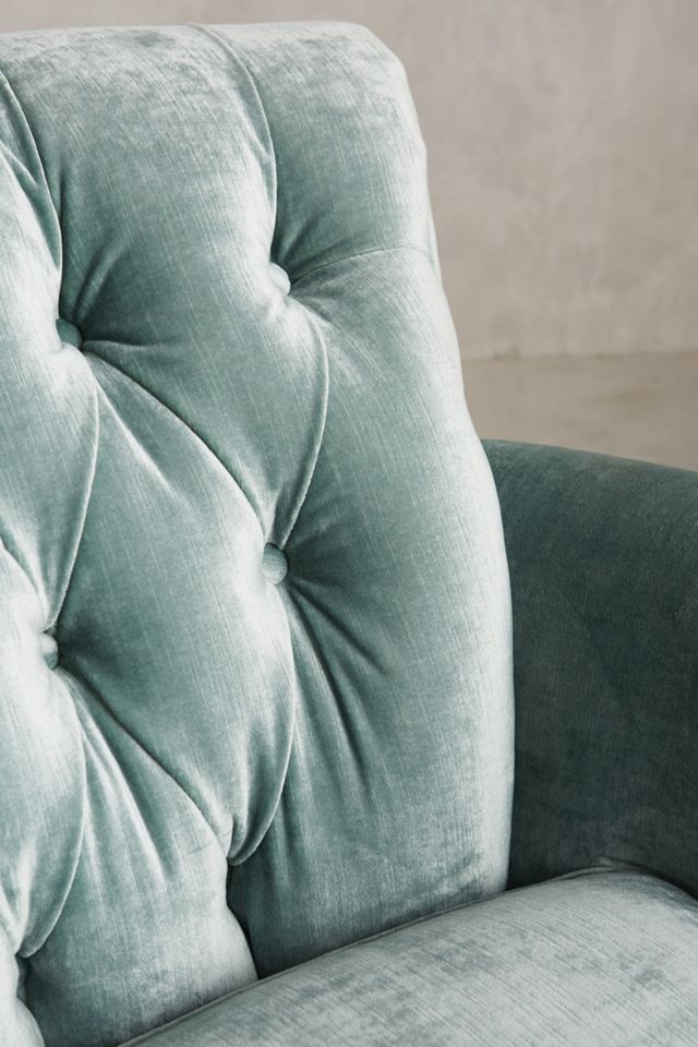 Slub Velvet Gwinnette Chair #2