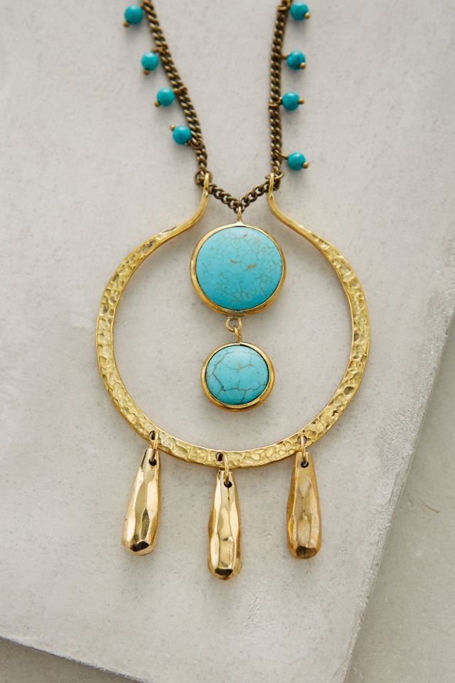 Sonali Turquoise Pendant Necklace #1