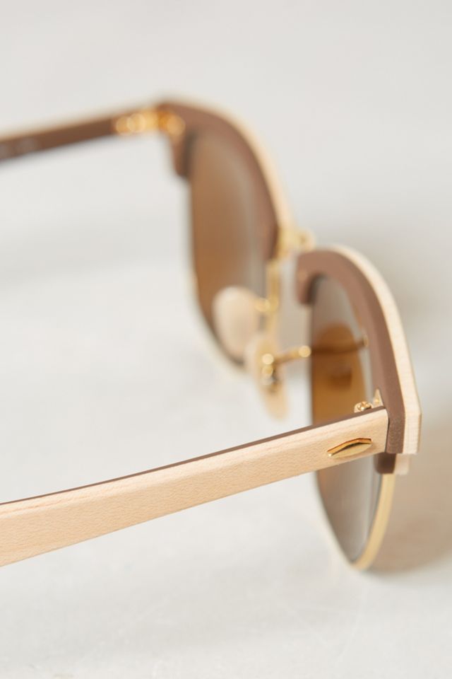 Ray-Ban Clubmaster Wood Sunglasses #2