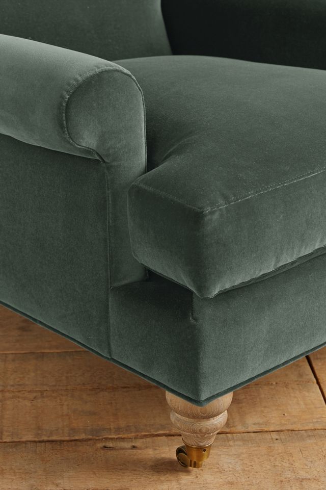 Velvet Willoughby Chair, Wilcox #2