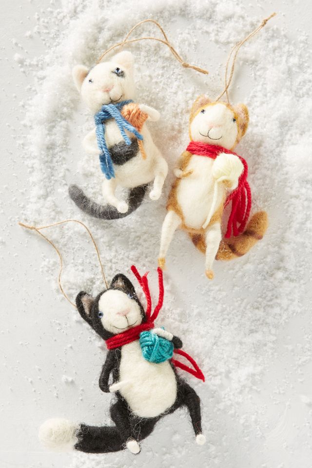 Happy Cat Ornament #5