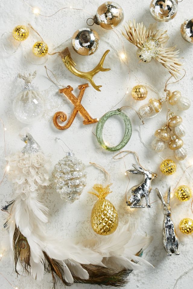 Glass Pineapple Ornament #1