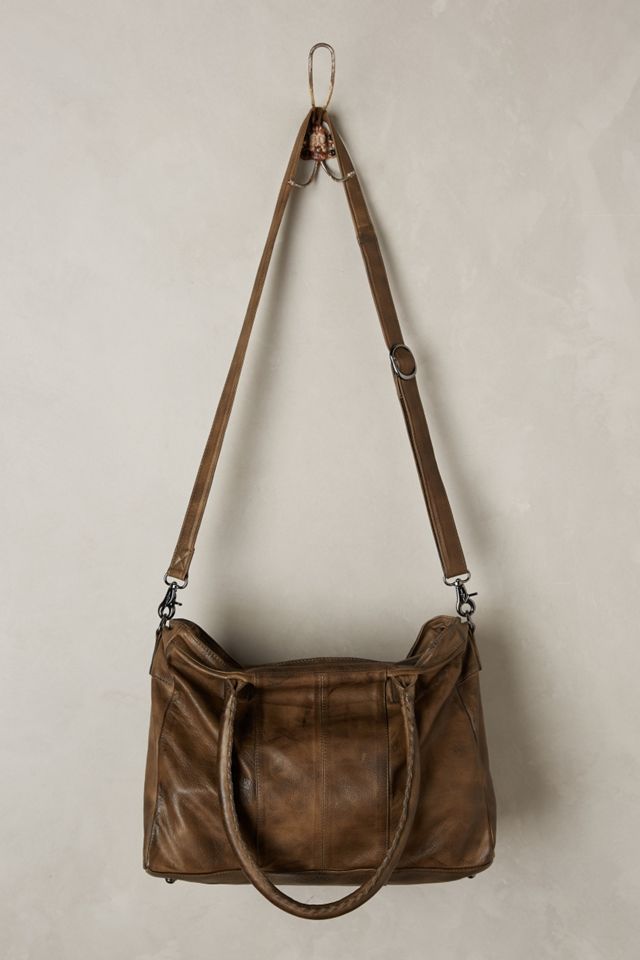 Woven Leather Satchel #1