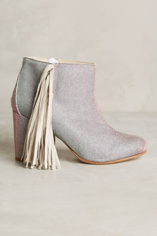 Ouigal Amanda Fringe Booties #1