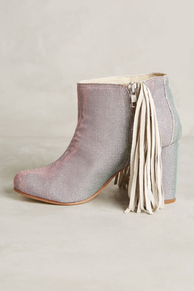 Ouigal Amanda Fringe Booties #2