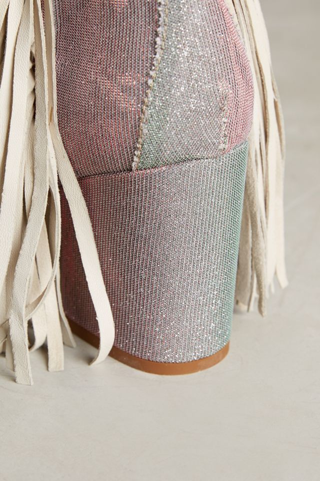 Ouigal Amanda Fringe Booties #4