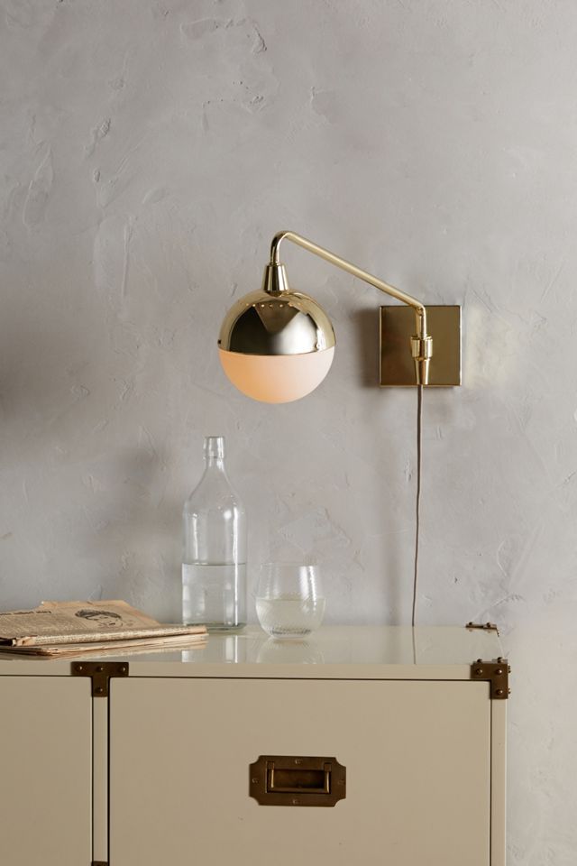 Anchored Orb One-Arm Sconce #4