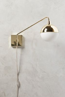 Anchored Orb One-Arm Sconce