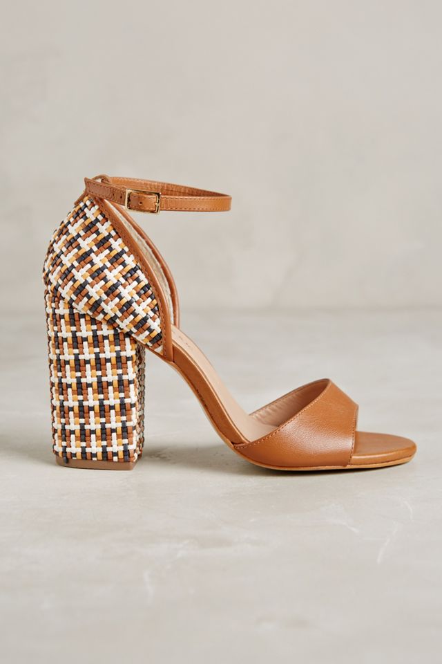 Raphaella Booz Woven Houndstooth Heels  #2