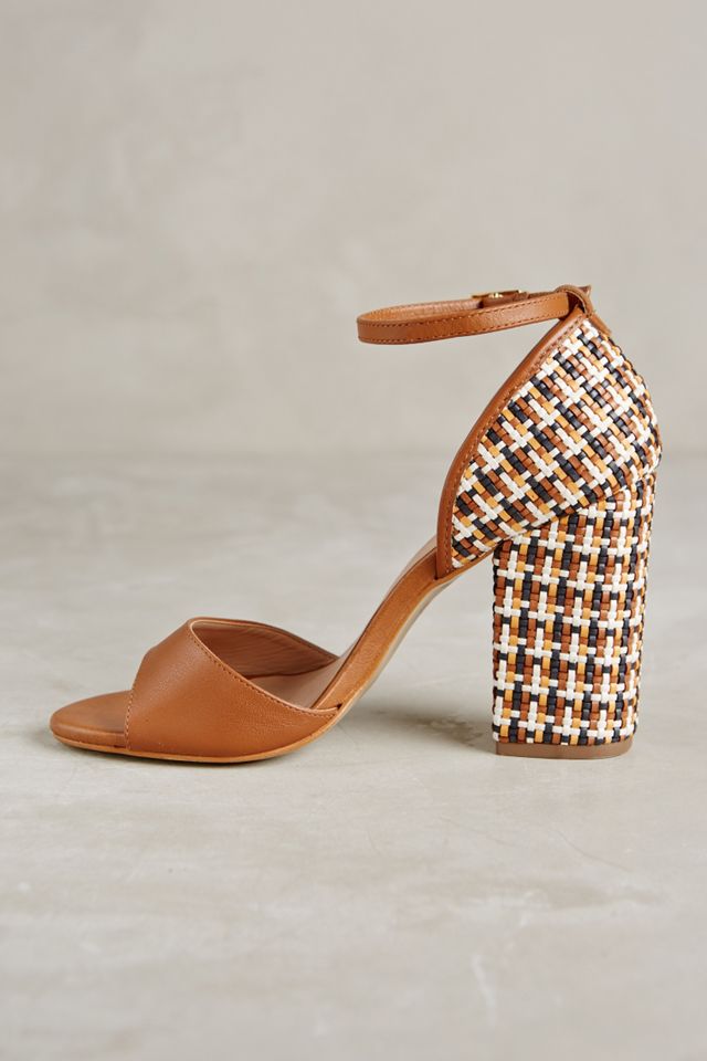 Raphaella Booz Woven Houndstooth Heels  #3