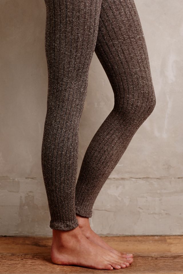 Marled Knit Tights #1