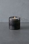 Textured Glass Candle, Tobacco Bark #4