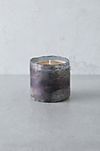 Textured Glass Candle, Tobacco Bark #5