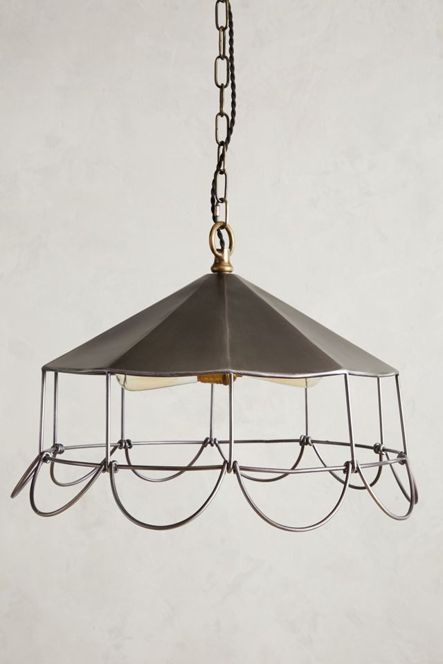 Flowering Steel Pendant