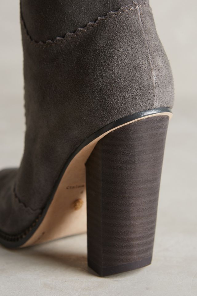 Cynthia Vincent Fringe-Swept Boots #4