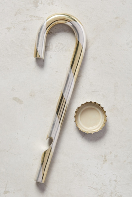 Anthropologie Candy Cane Bottle Opener