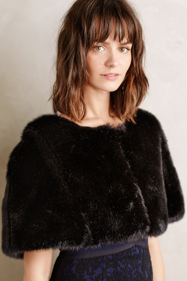 Akilina Faux-Fur Shrug #2