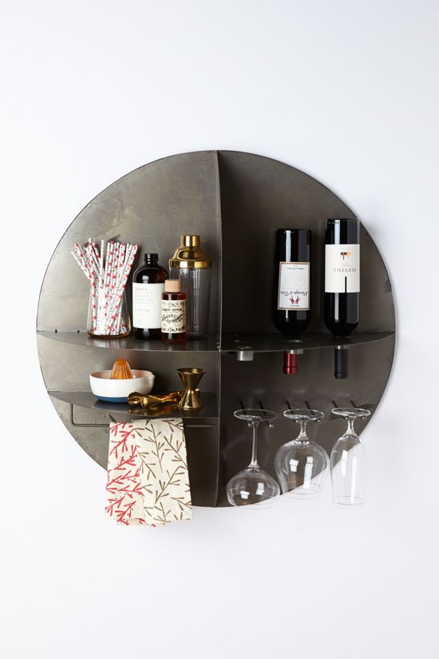 Bottoms-Up Bar Shelf  