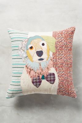 Patchwork Pup Pillow