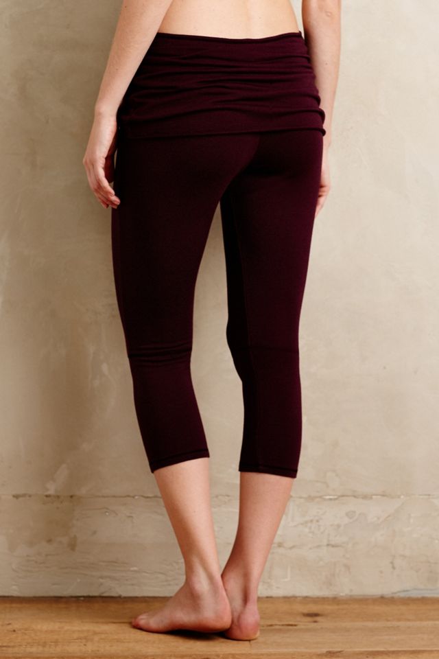 Foldover Capri Leggings #1