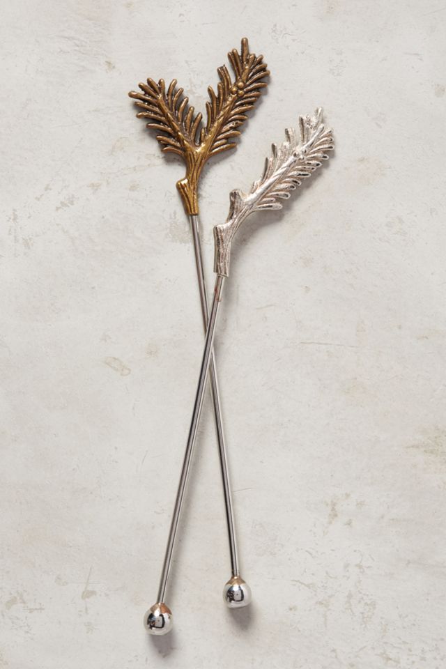 Fir Sprig Drink Stirrer #1