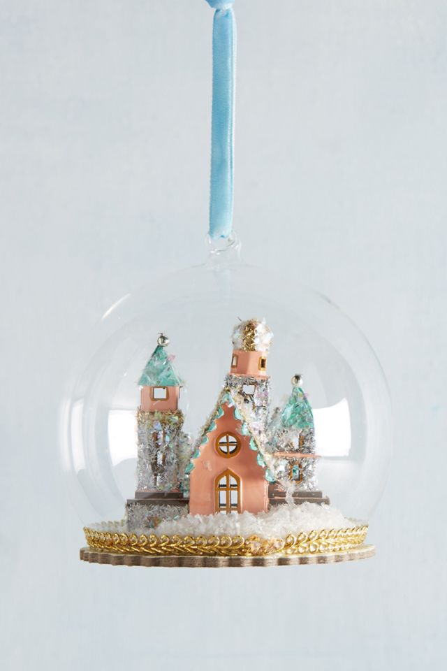 Enchanted Castle Globe Ornament #1