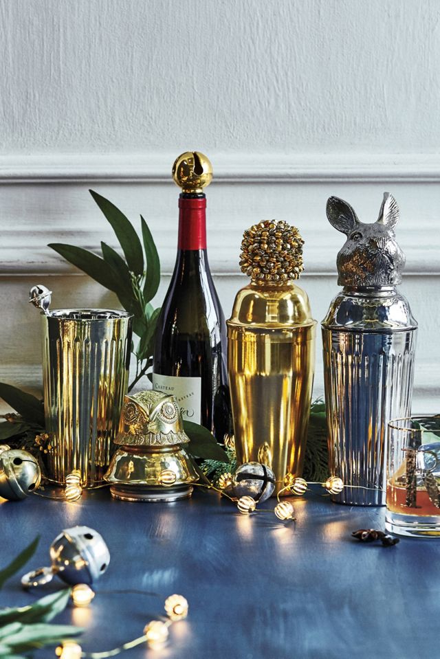 Gilded Monogram DOF Glass #4