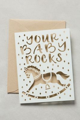 Your Baby Rocks Card