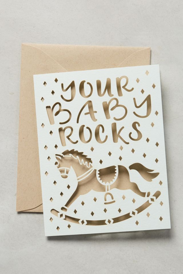 Your Baby Rocks Card
