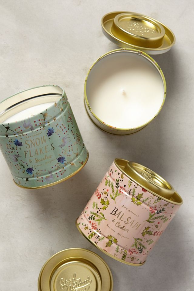 Snowflora Soy Candle #1