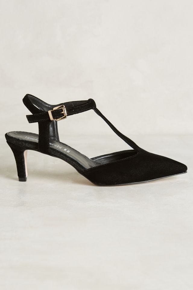 Tipe e Tacchi Velvet T-Straps #1