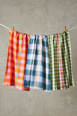 Cheery Checked Dishtowels