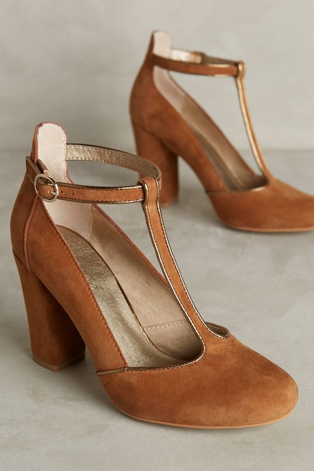 Lien.do Clave T Strap Heels Anthropologie