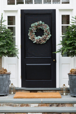 Terrain Natural Coconut Doormat In Black