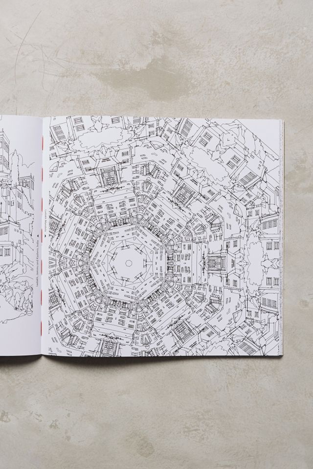 Fantastic Cities Coloring Book #1