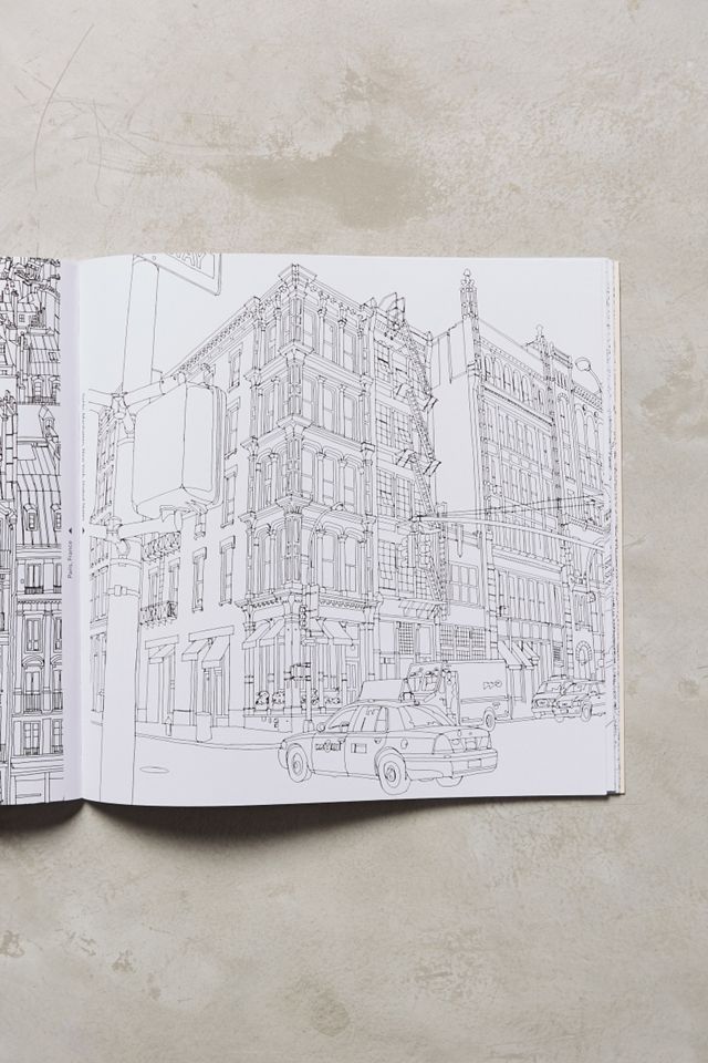 Fantastic Cities Coloring Book #3