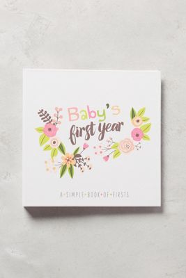 Baby's First Year Journal