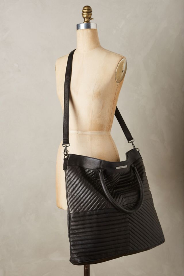 Quilted Leather Tote #3