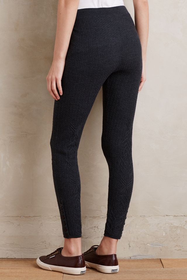 Pointelle Sweater Leggings #2