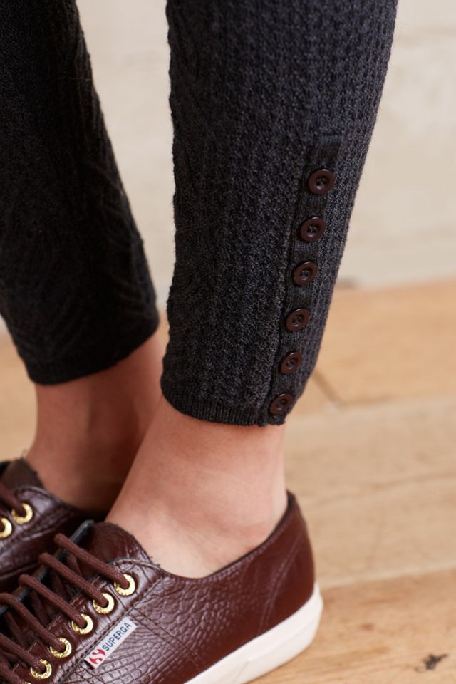 Pointelle Sweater Leggings #3