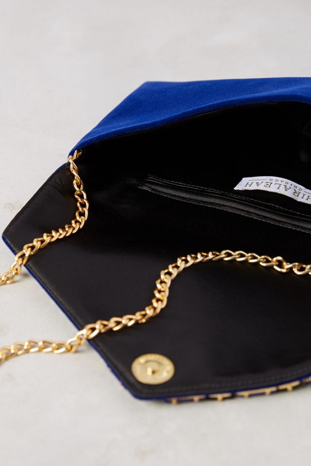 Embellished Velvet Envelope Pouch #2