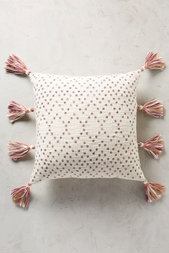 Tasseled Pointilliste Pillow #8