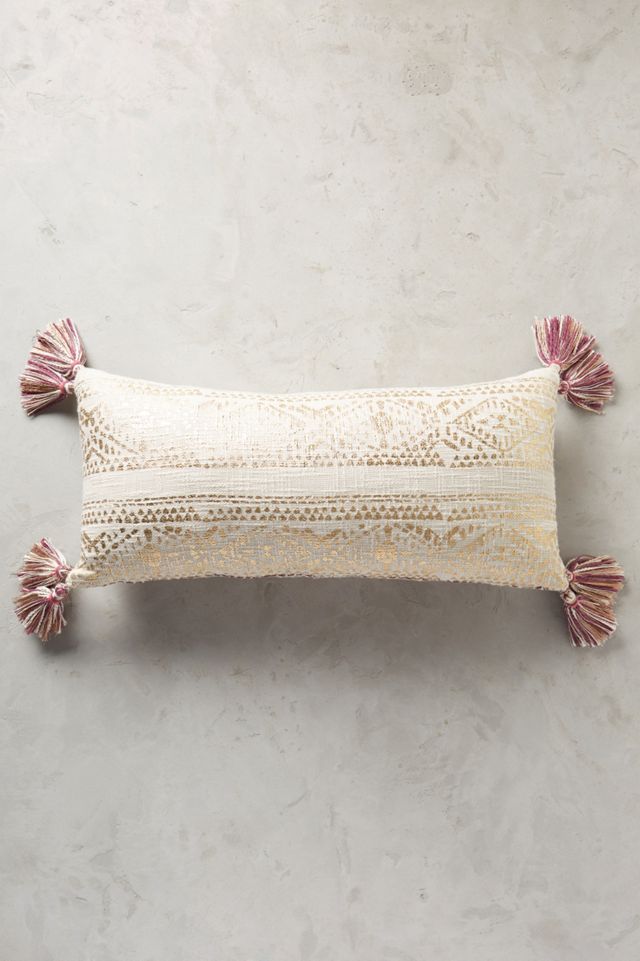Tasseled Pointilliste Pillow #9