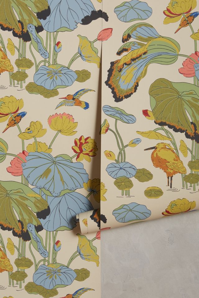 Humming Marsh Wallpaper | Anthropologie