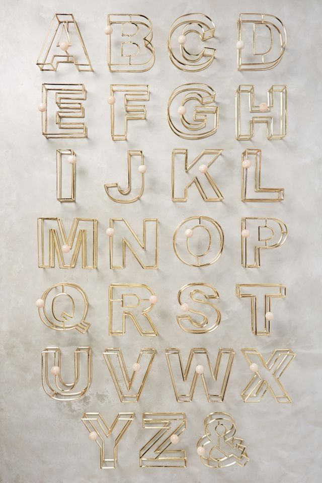 Illusion Monogram Letter #1