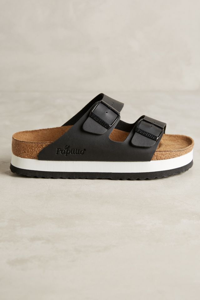 Birkenstock Gizeh Platform Slides #1